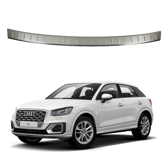 Audi Q2 (2016+) - Arka Tampon Eşiği - (1 Parça P. Çelik) - (SUV-Taşlı - Mat) - 1423617-16