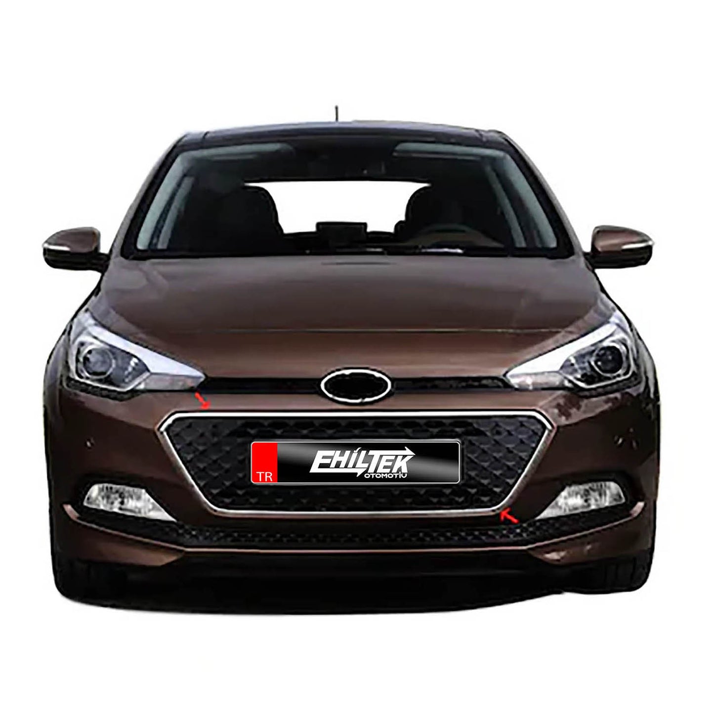 EHİLTEK Hyundai İ20 Ön Panjur Çerçevesi 2 Parça 2014 ve Sonrası