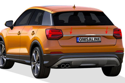 OMSA Audi Q2 Krom Bagaj Çıtası Plaka Üstü  2016 ve Sonrası