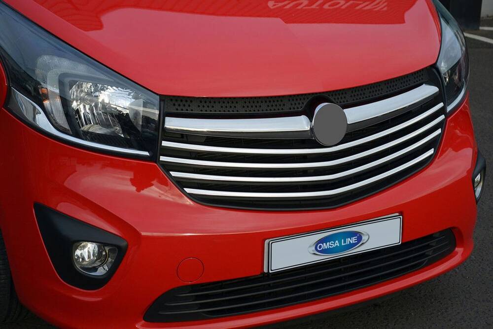 OMSA Opel Vivaro Krom Ön Panjur 4 Parça 2014-2018 Arası - 01-5225081