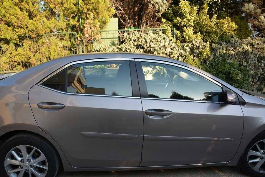 OMSA Toyota Corolla SD Krom Üst Cam Çerçevesi 4 Parça 2013-2018 Arası