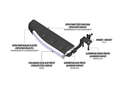 OMSA VW Tiguan AllSpace Proside Yan Basamak Krom 2016-2023 Arası - 7548PYK102