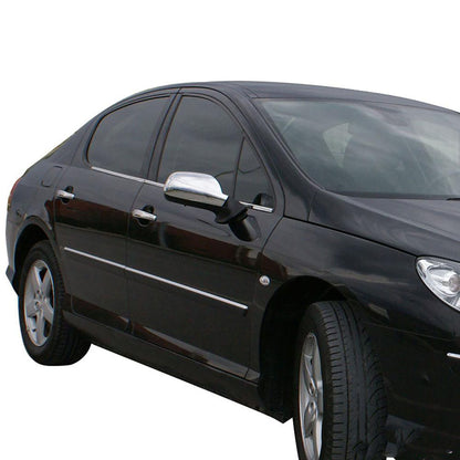 Peugeot 407 (2004-2010) - Cam Çıtası - (4 Parça P. Çelik) - (SD-SW)