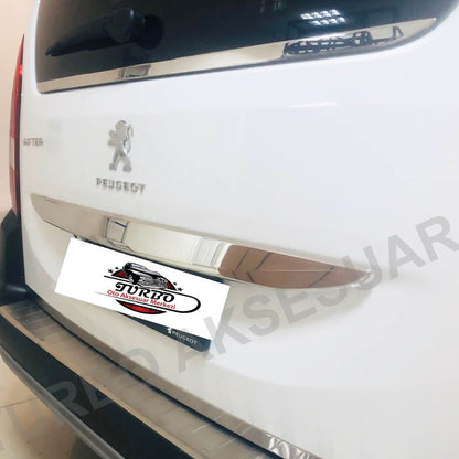 EHİLTEK Peugeot Rifter Krom Bagaj Cam Alt Çıta 2019 ve Sonrası (PANEL VAN-Alt Parça)