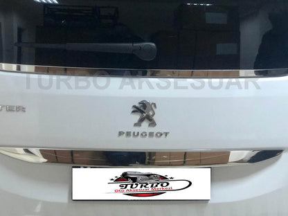 EHİLTEK Peugeot Rifter Krom Bagaj Cam Alt Çıta 2019 ve Sonrası (PANEL VAN-Alt Parça)