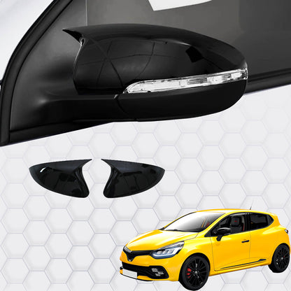 Renault Clio 4 (2012-2019) - Ayna Kapağı (Yarasa) (Touch Paket) Piano Siyah Abs (Hb 5D-Sw)