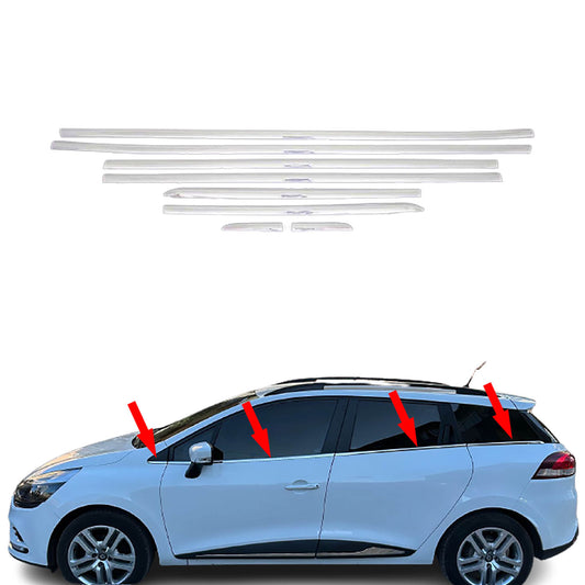 Renault Clio 4 (2015+) - Cam Çıtası - (8 Parça P. Çelik) - (SW) - 6920646-16.1