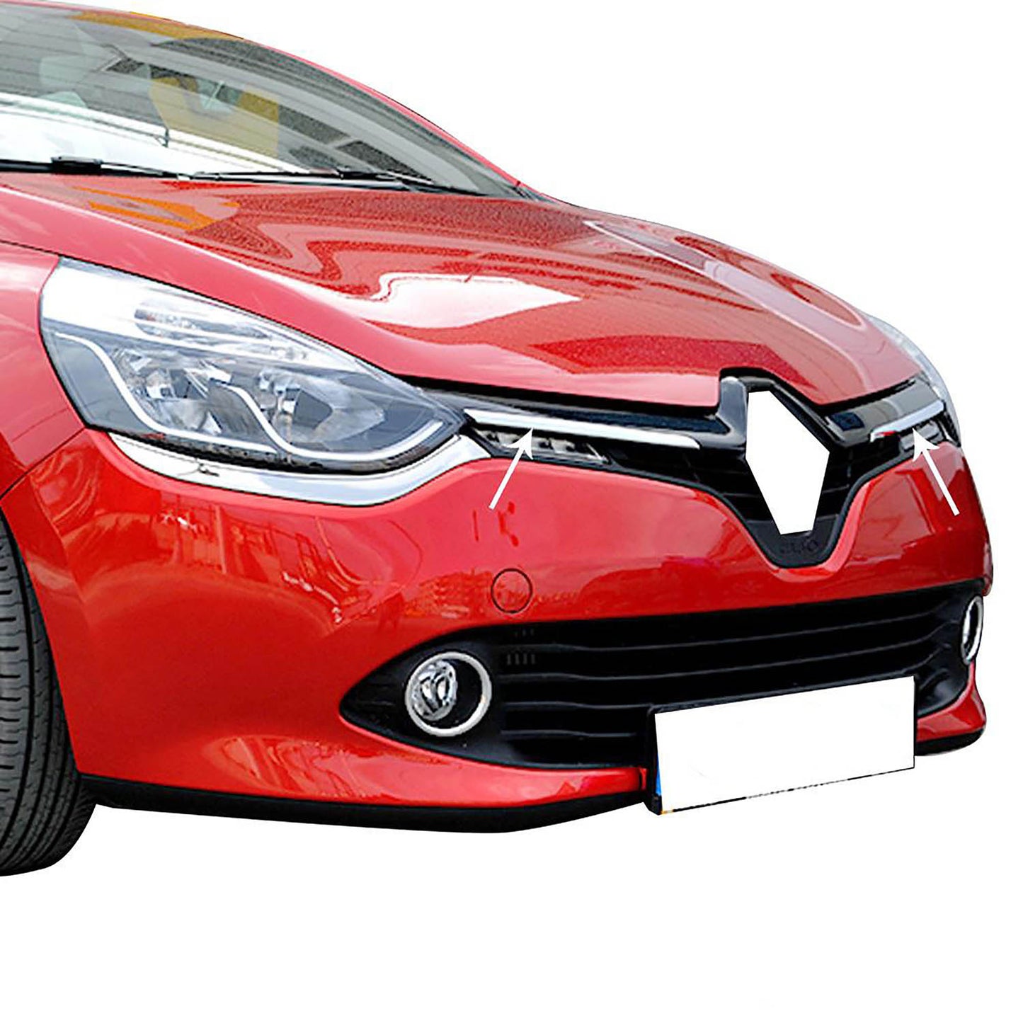 Renault Clio 4 (2015+) - Ön Panjur - (2 Parça P. Çelik) - (HB)