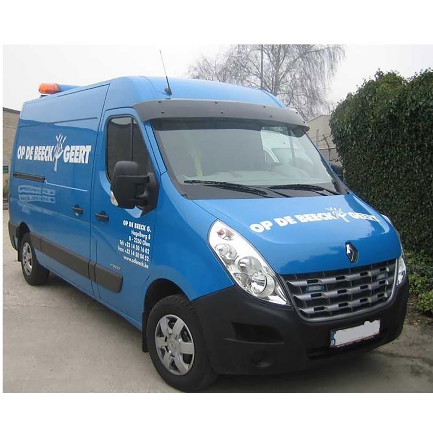 Renault Master (1999-2010) - Ön Cam Güneşliği - (ABS Plastik) - (Van)