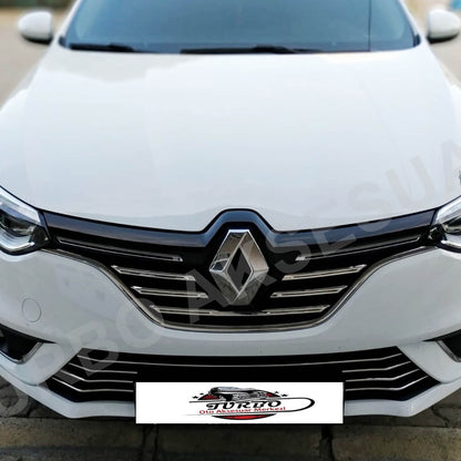 Renault Megane 4 (2016+) - Ön Tampon Çıtası - (7 Parça P. Çelik) - (HB-SD)