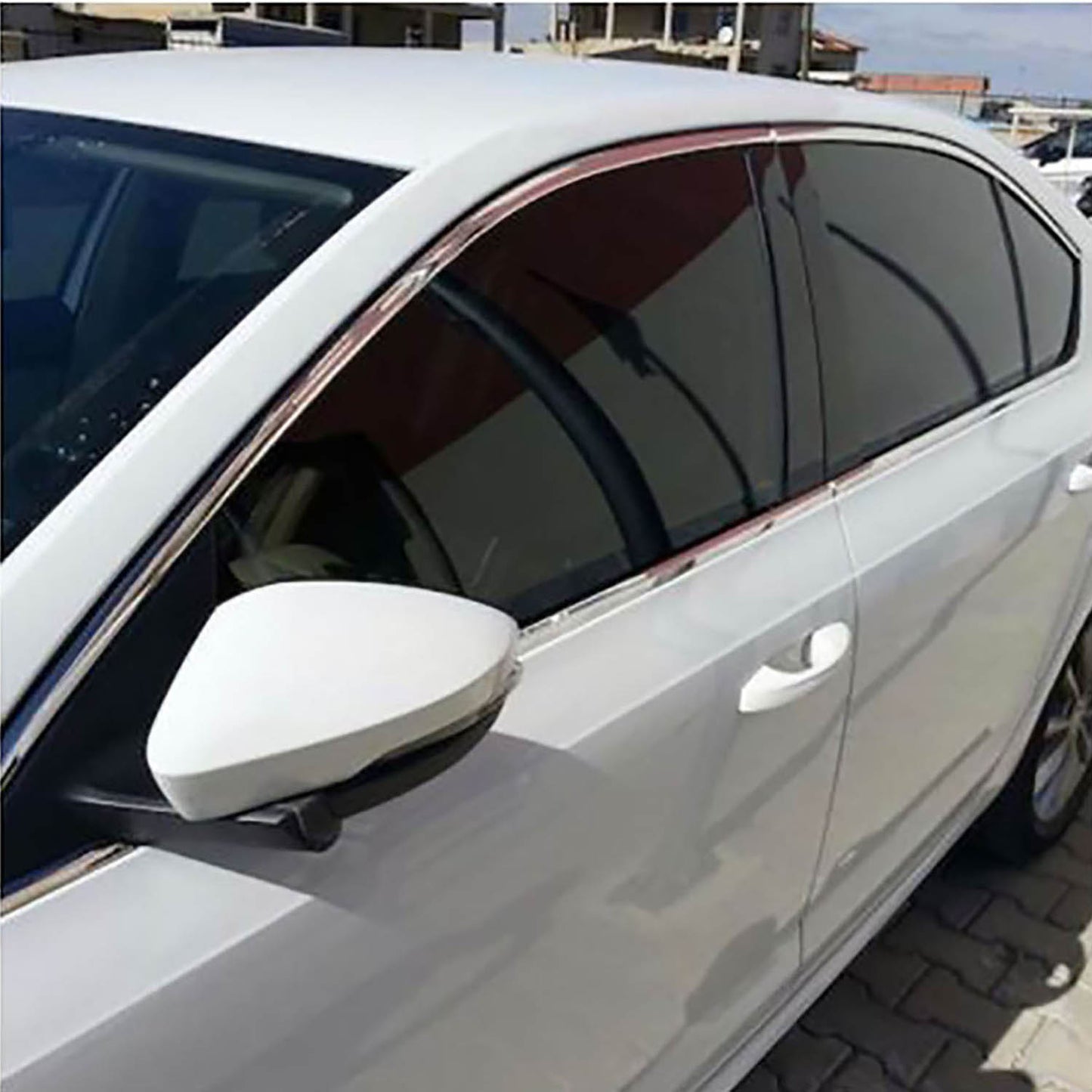 EHİLTEK Skoda Octavia 3 A7 Krom Cam Çerçevesi 10 Parça 2013-2019 Arası