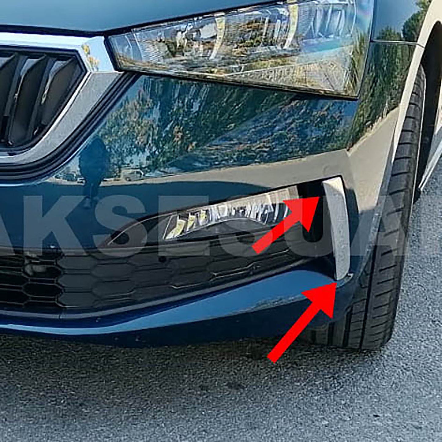 EHİLTEK Skoda Scala Krom Sis Far Kaşı 2 Parça 2020 ve Sonrası