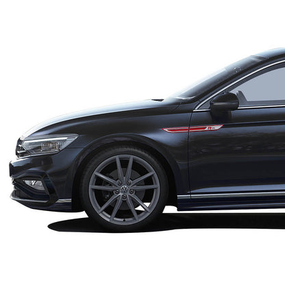 Volkswagen Passat B8,5 (2015+) - Çamurluk Çıtası Kırmızı - (2 Parça ABS Plastik + P. Çelik) - (B8-B8,5-SD-SW)