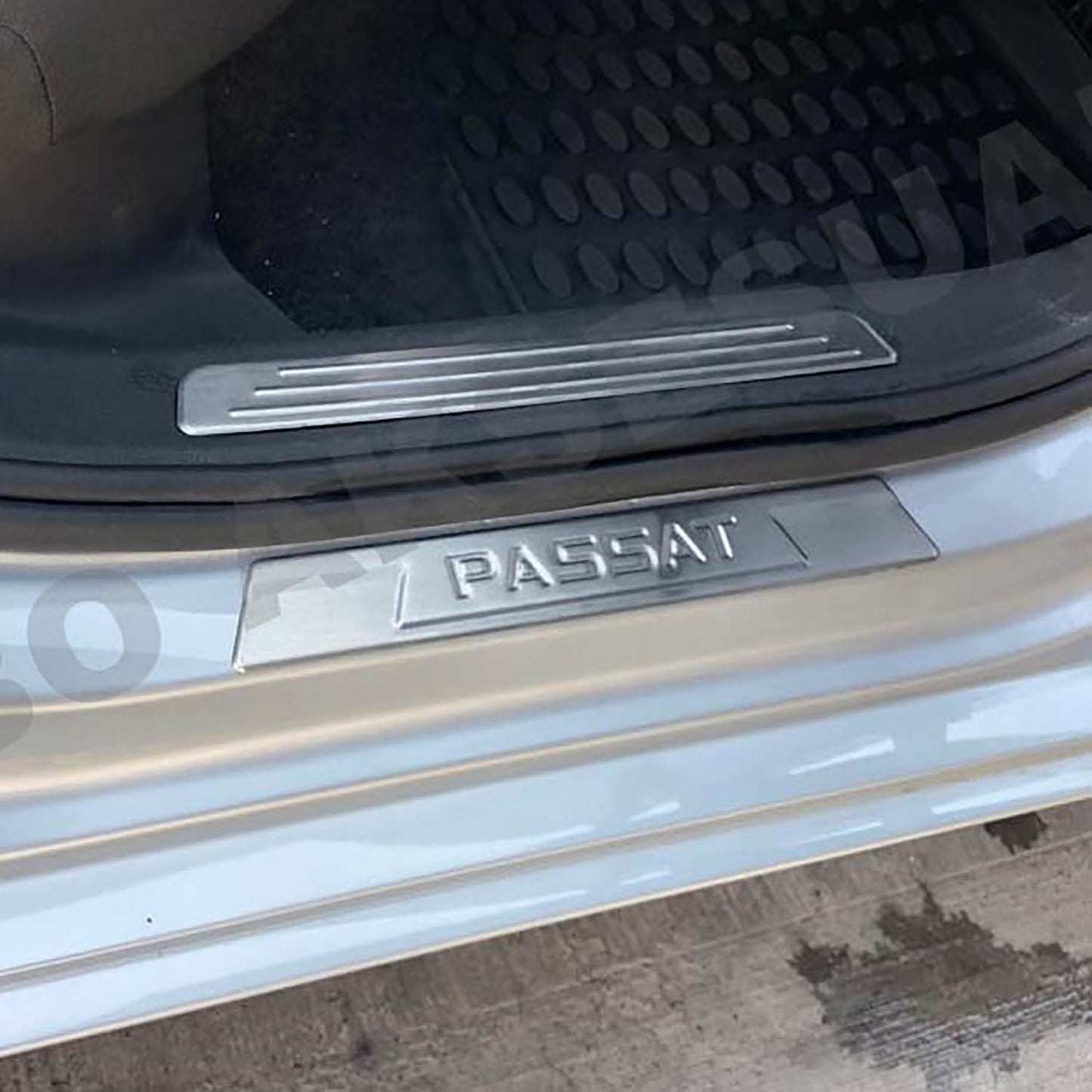 Volkswagen Passat B8,5 (2015+) - Kapı Eşiği - (4 Parça P. Çelik) - (B8-B8,5-SD-SW-Taşlı - Mat-Yazılı Model) - 8448682-16