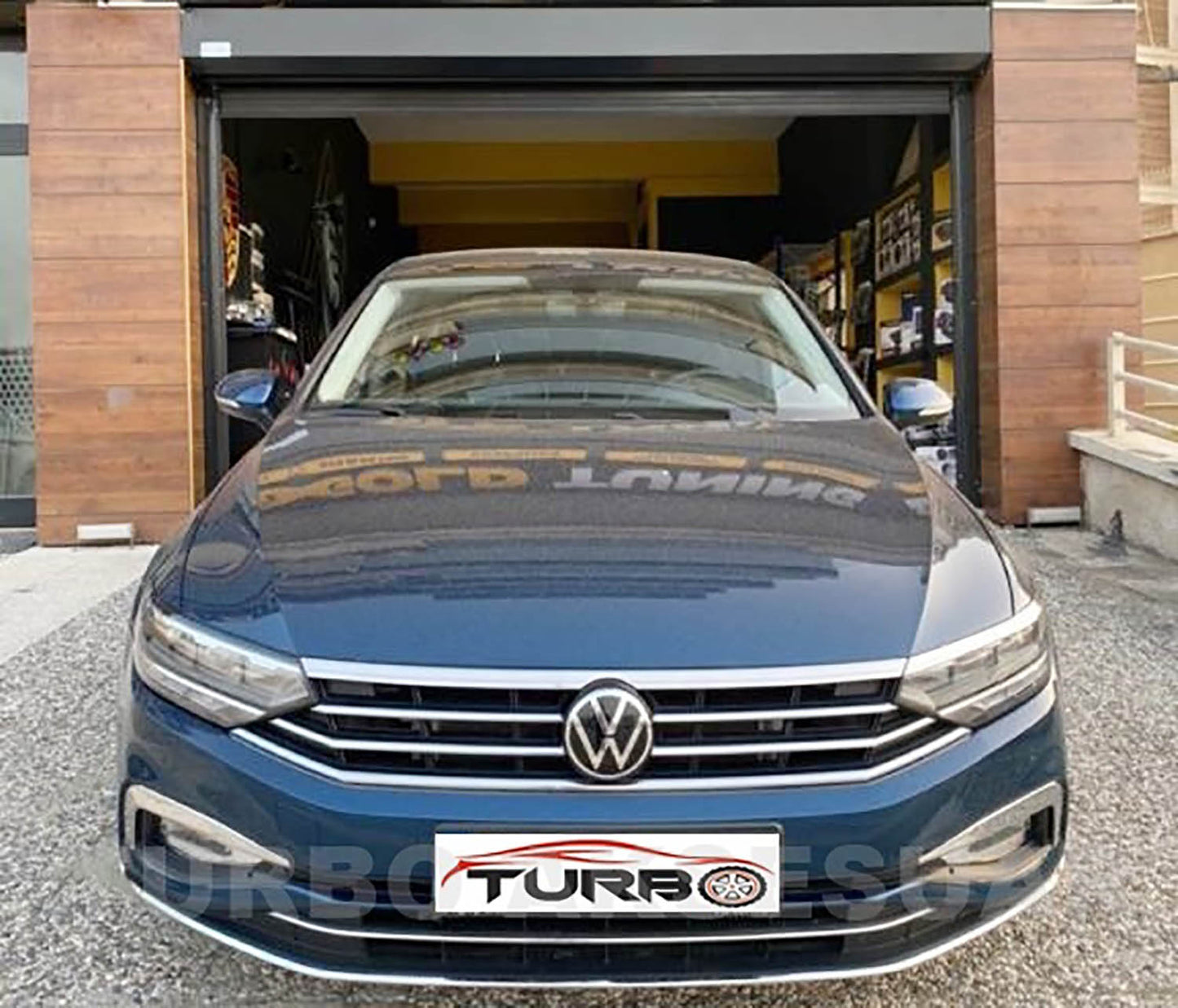 Volkswagen Passat B8,5 (2019+) - Ön Tampon Alt Çıtası - (3 Parça P. Çelik) - (SD-SW) - 8448723-16